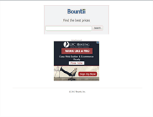 Tablet Screenshot of bountii.com